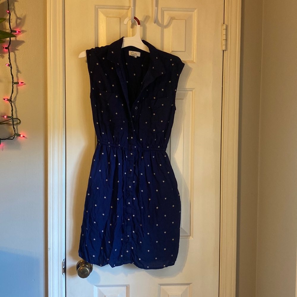 Button down star dress